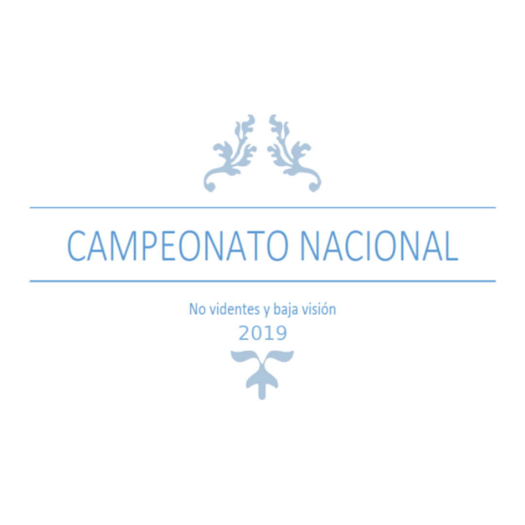 Campeonato Nacional No videntes 2019